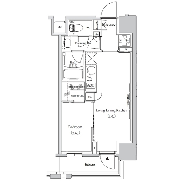ザ・パークハビオ蕨の間取図