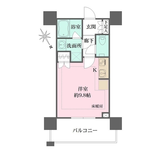 シティタワー新宿の間取図