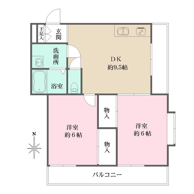 コンフォート石田の間取図