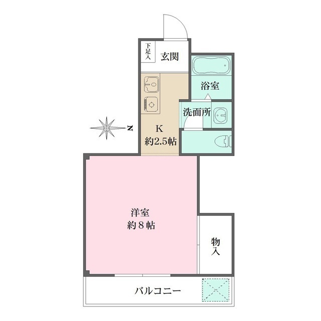 コンフォート石田の間取図