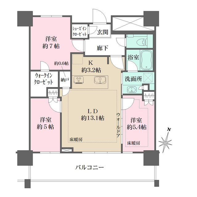 ＵＲＡＷＡ　ＴＨＥ　ＴＯＷＥＲの間取図