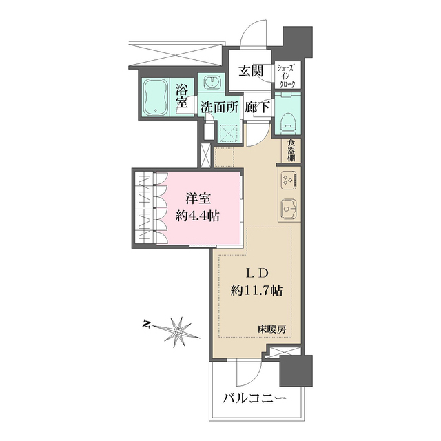 ＵＲＡＷＡ　ＴＨＥ　ＴＯＷＥＲの間取図