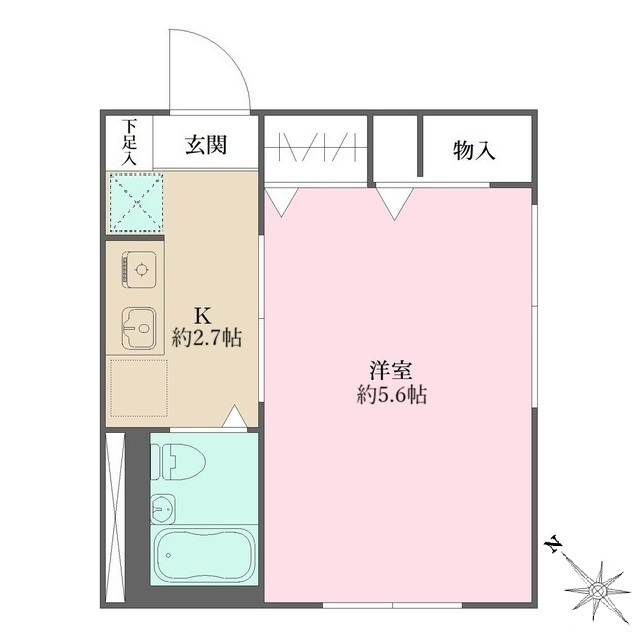 メゾンＹＫの間取図