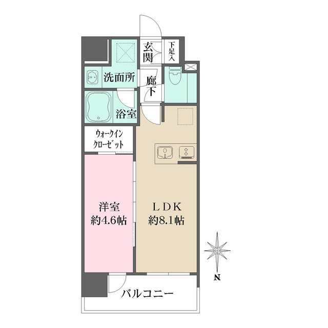 シーズンフラッツ杉並井草の間取図