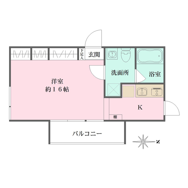 中野テラスの間取図