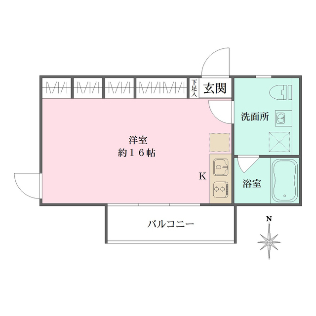 中野テラスの間取図
