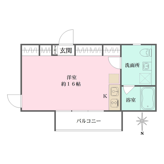 中野テラスの間取図