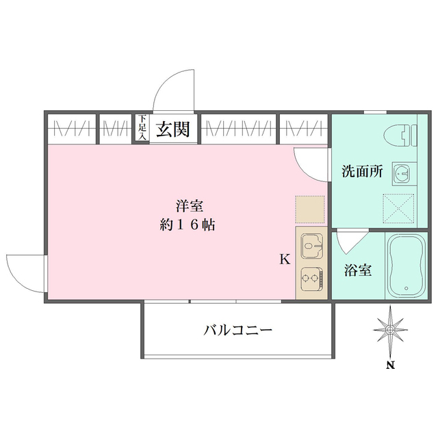 中野テラスの間取図
