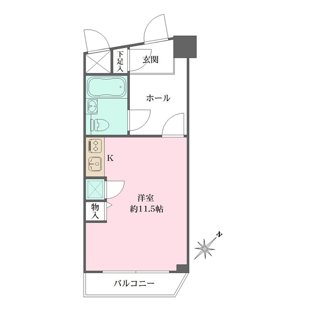 ビラ松濤の間取図
