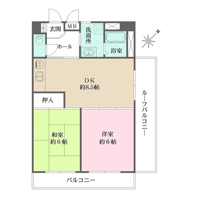 ビラ松濤の間取図