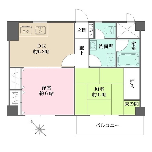 コープサンコーの間取図