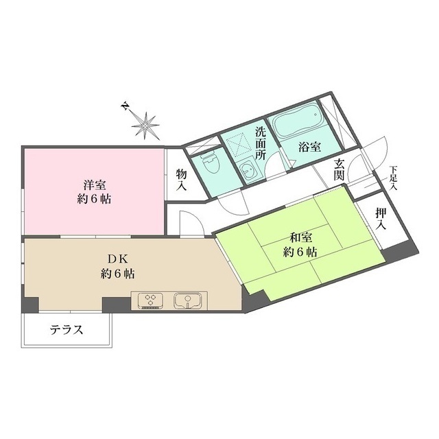 ラヴィーナ門前仲町の間取図