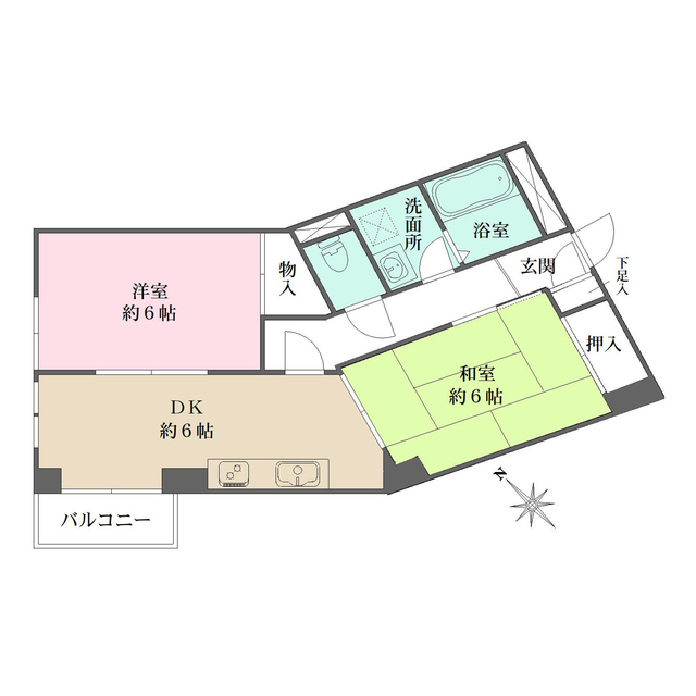 ラヴィーナ門前仲町の間取図