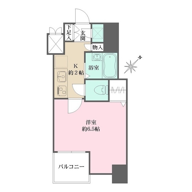 エスコート東大前の間取図