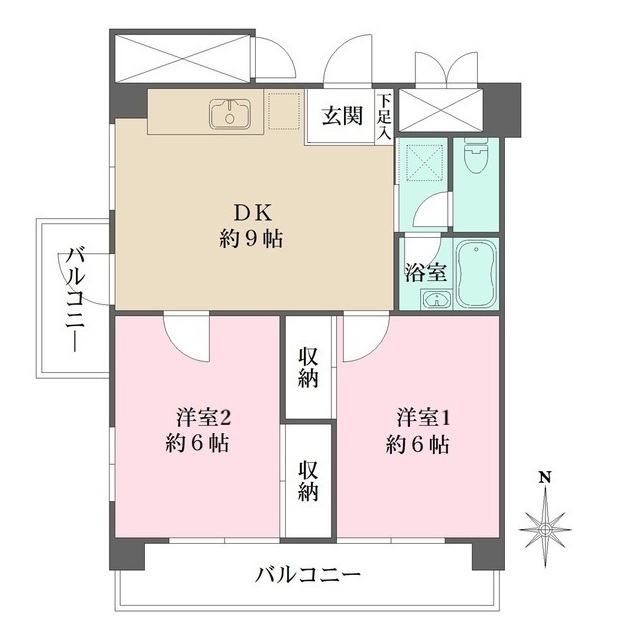 榎本ビルの間取図