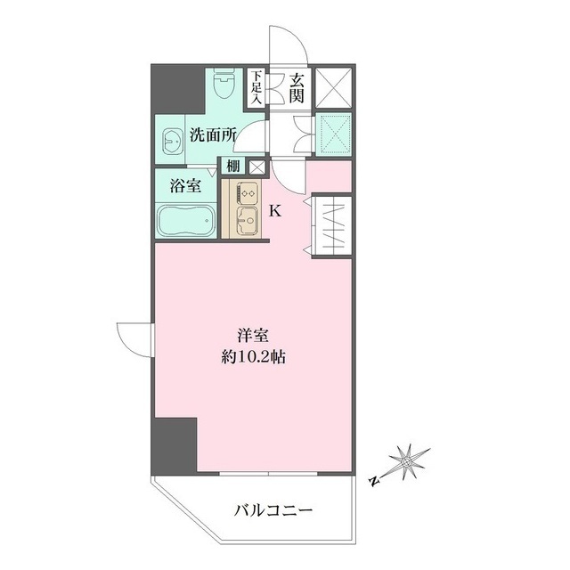 ラヴィーナ北上野の間取図
