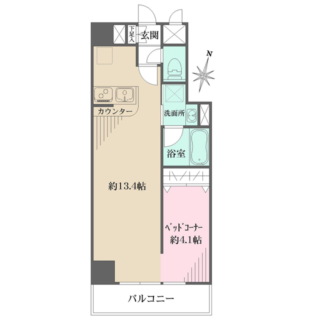 フレア・Ｆの間取図