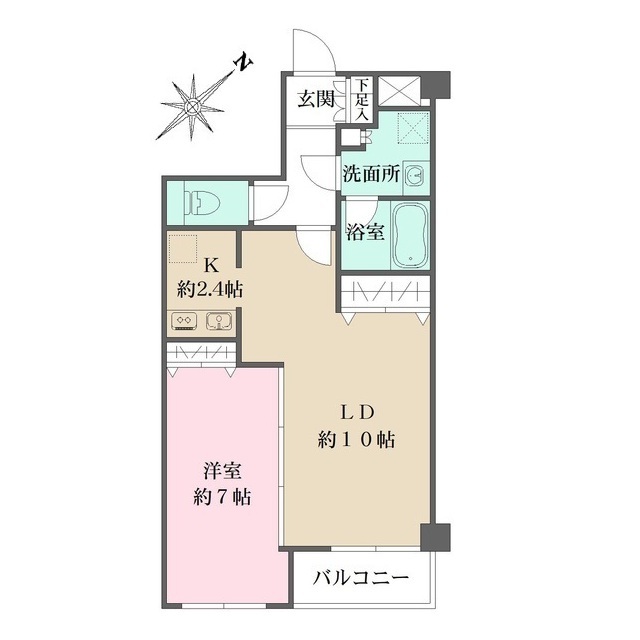 ユナイテッドグロー堀切菖蒲園の間取図