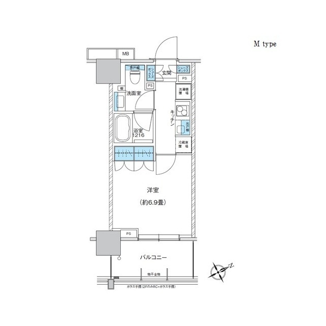 ザ・パークハウス浅草橋タワーレジデンスの間取図
