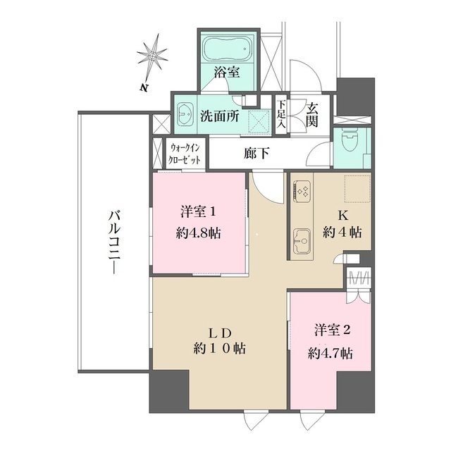 プラウド本郷ヒルトップの間取図