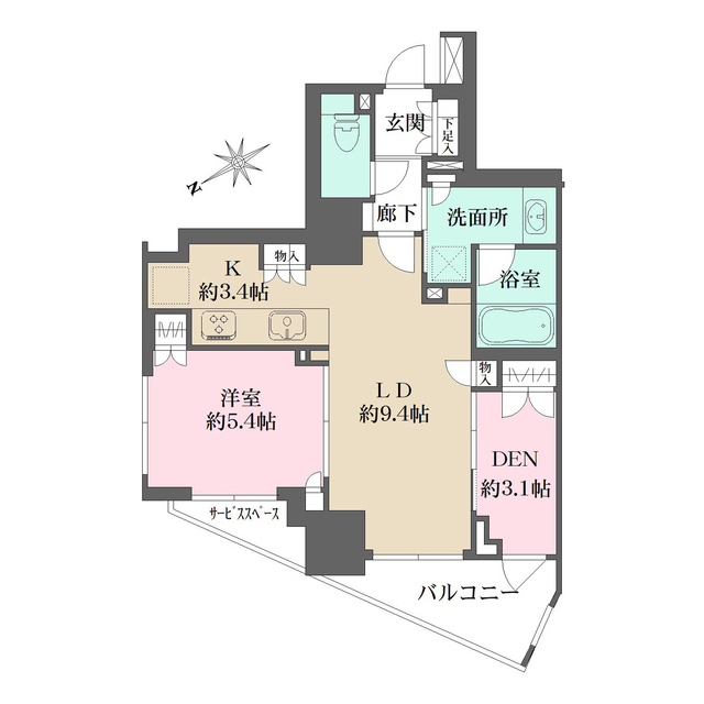 ザ・パークハウス小石川春日の間取図