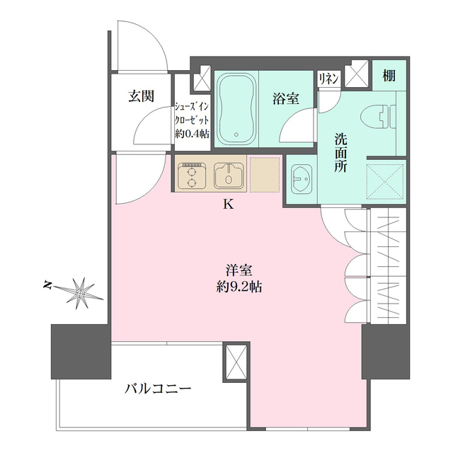 ザ・パークワンズ千代田佐久間町の間取図