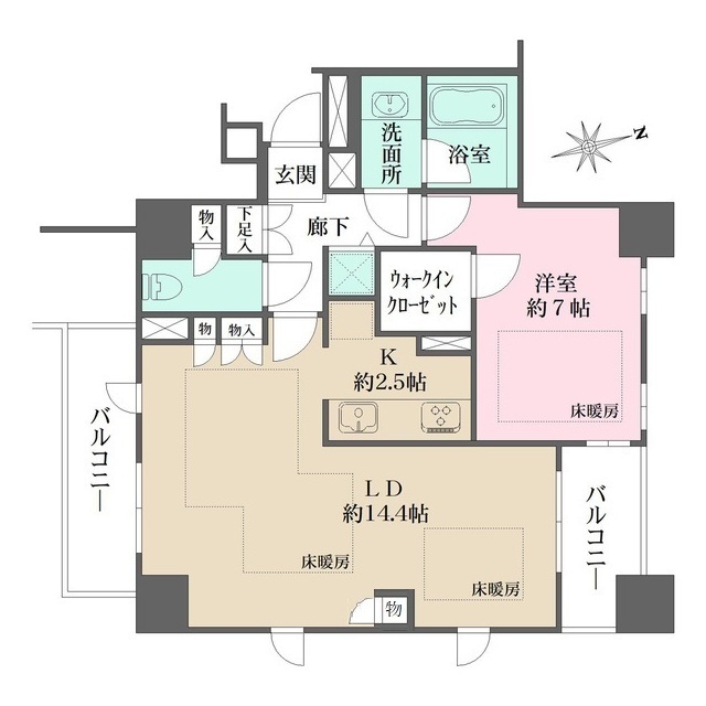 ファミール御茶ノ水アンシェールの間取図