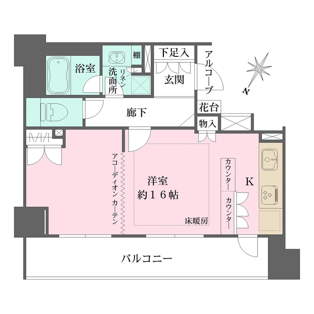 グランスイート日本橋人形町の間取図