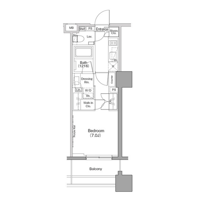 ザ・パークハビオ木場の間取図