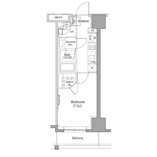 ザ・パークハビオ木場の間取図