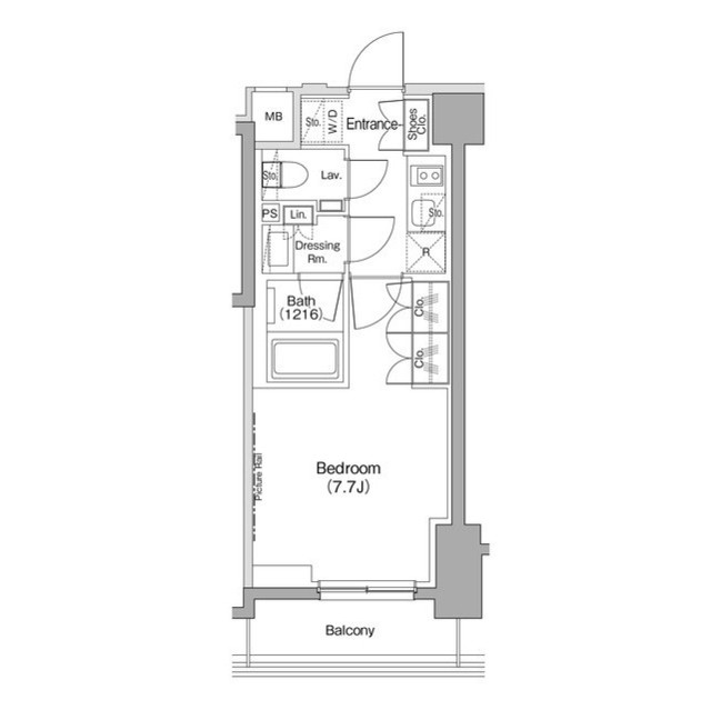 ザ・パークハビオ住吉の間取図
