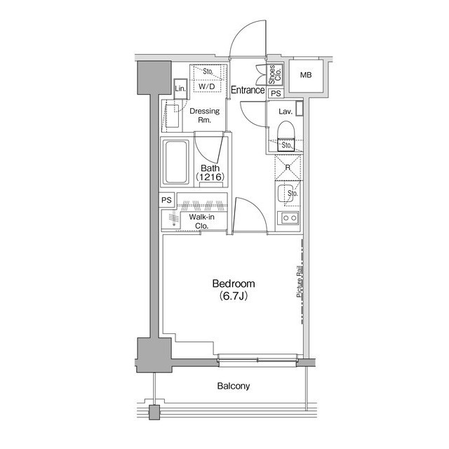 ザ・パークハビオ住吉の間取図