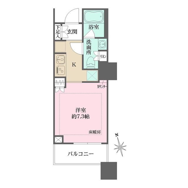 千住ザ・タワーの間取図