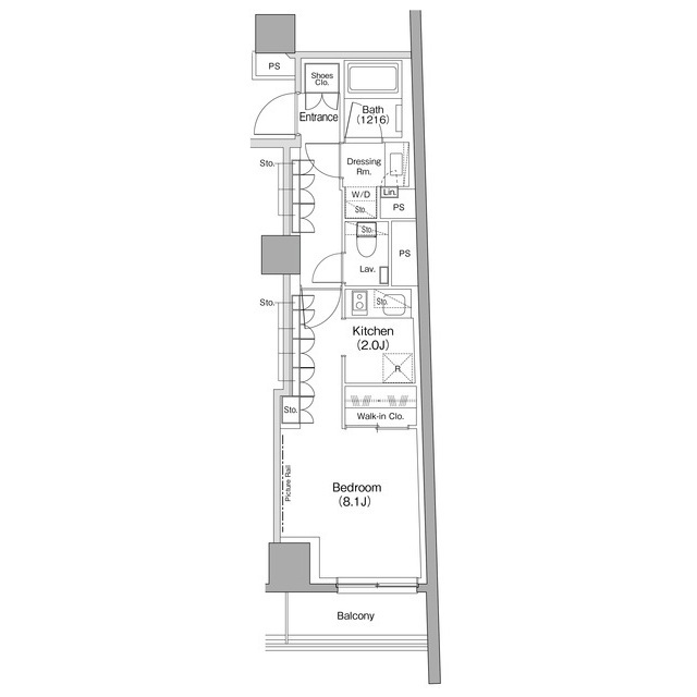 ザ・パークハビオ小石川の間取図