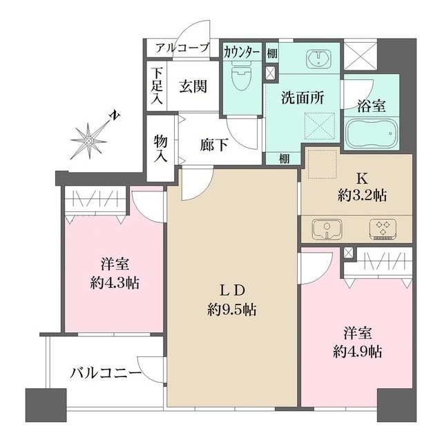 ルミネ東京ベイフロントの間取図