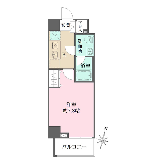 ベルフェリーク木場の間取図