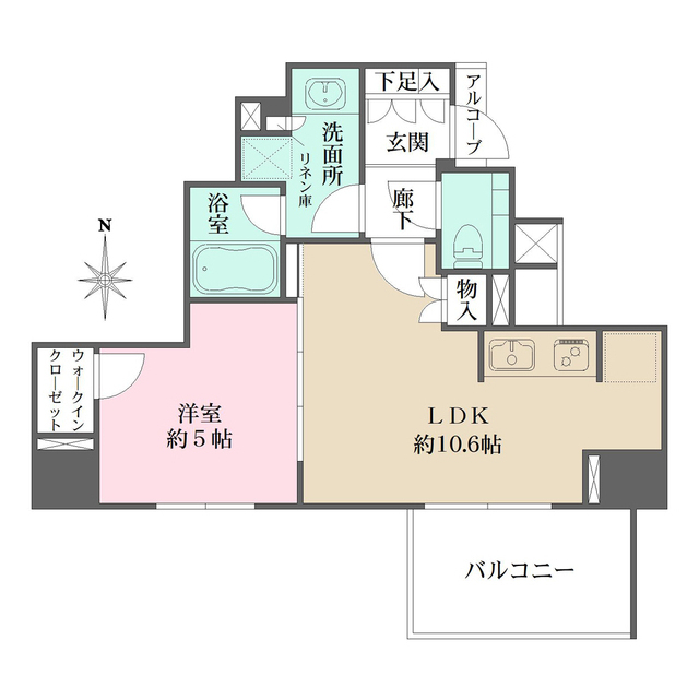 ヴィークコート錦糸町物件間取図