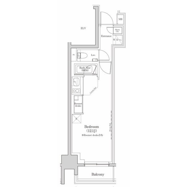 ザ・パークハビオ日本橋三越前の間取図