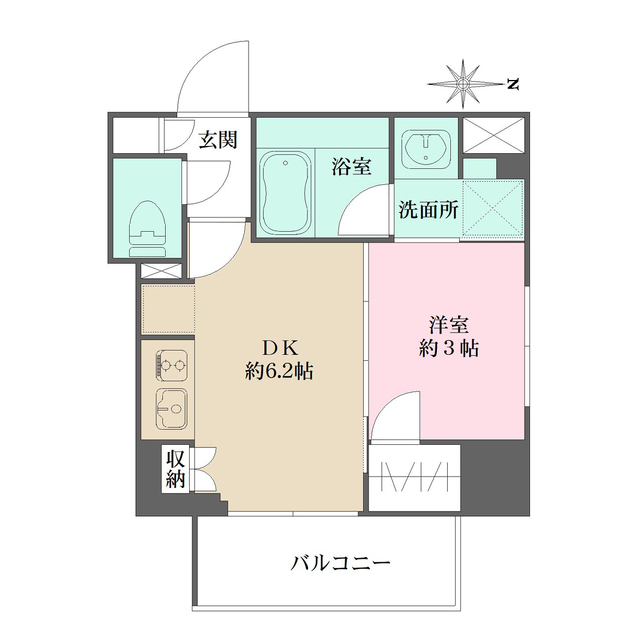 プライムアーバン西日暮里フロントの間取図