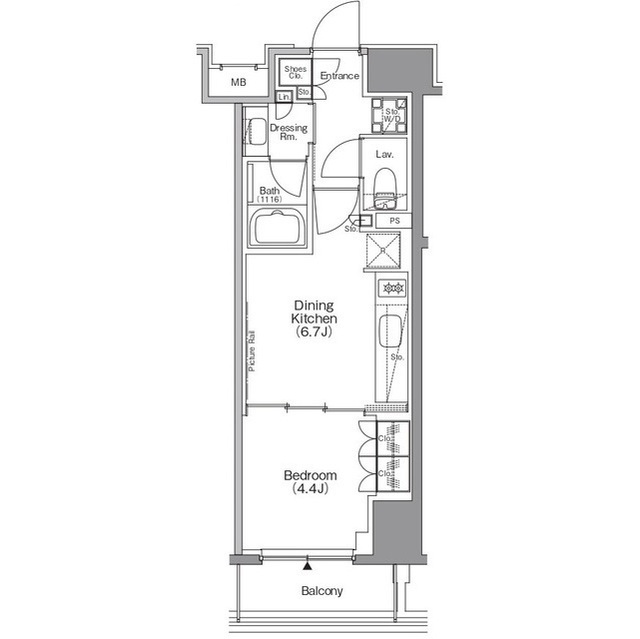 ザ・パークハビオ本所吾妻橋の間取図