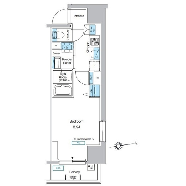 プレディアコート北千住の間取図
