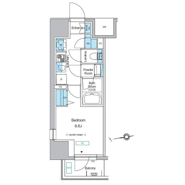 プレディアコート北千住の間取図