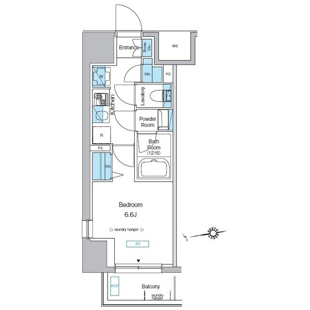 プレディアコート北千住の間取図