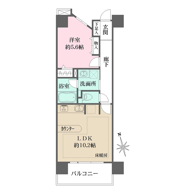 ライオンズシティ御茶ノ水の間取図