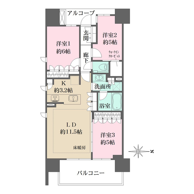 ジオ深川住吉物件間取図