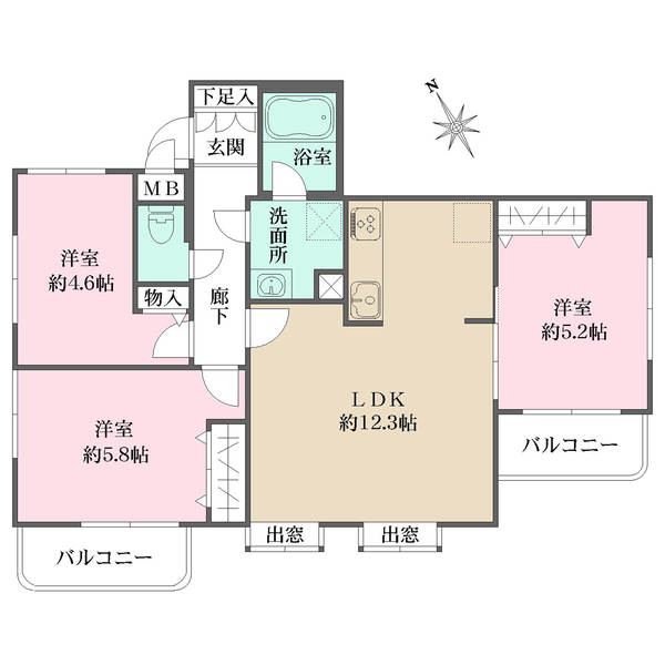 藤和シティコープ根岸の間取図