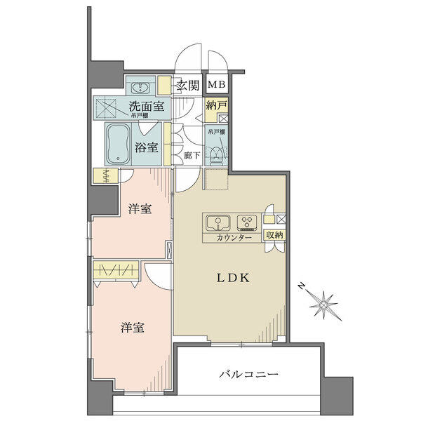 シュバルロレッタ川崎の間取図