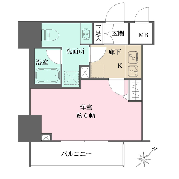 Le’a横濱ベイステージの間取図