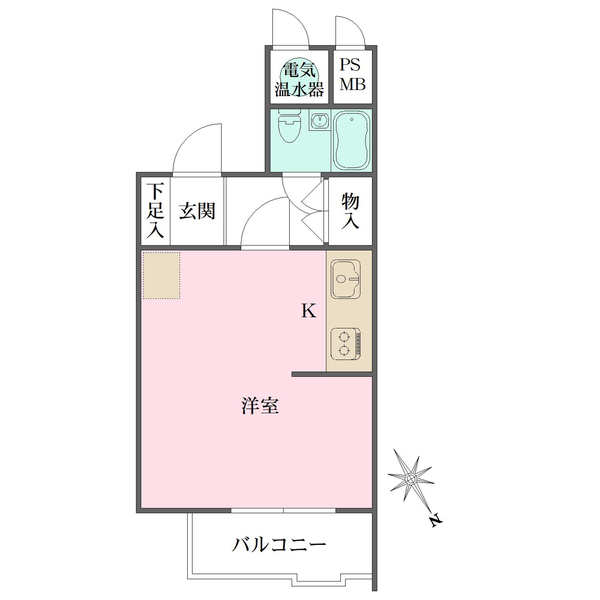ジュウェル磯子の間取図