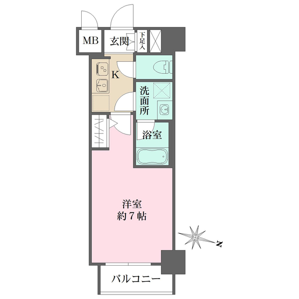 Le’a横濱戸部駅前の間取図